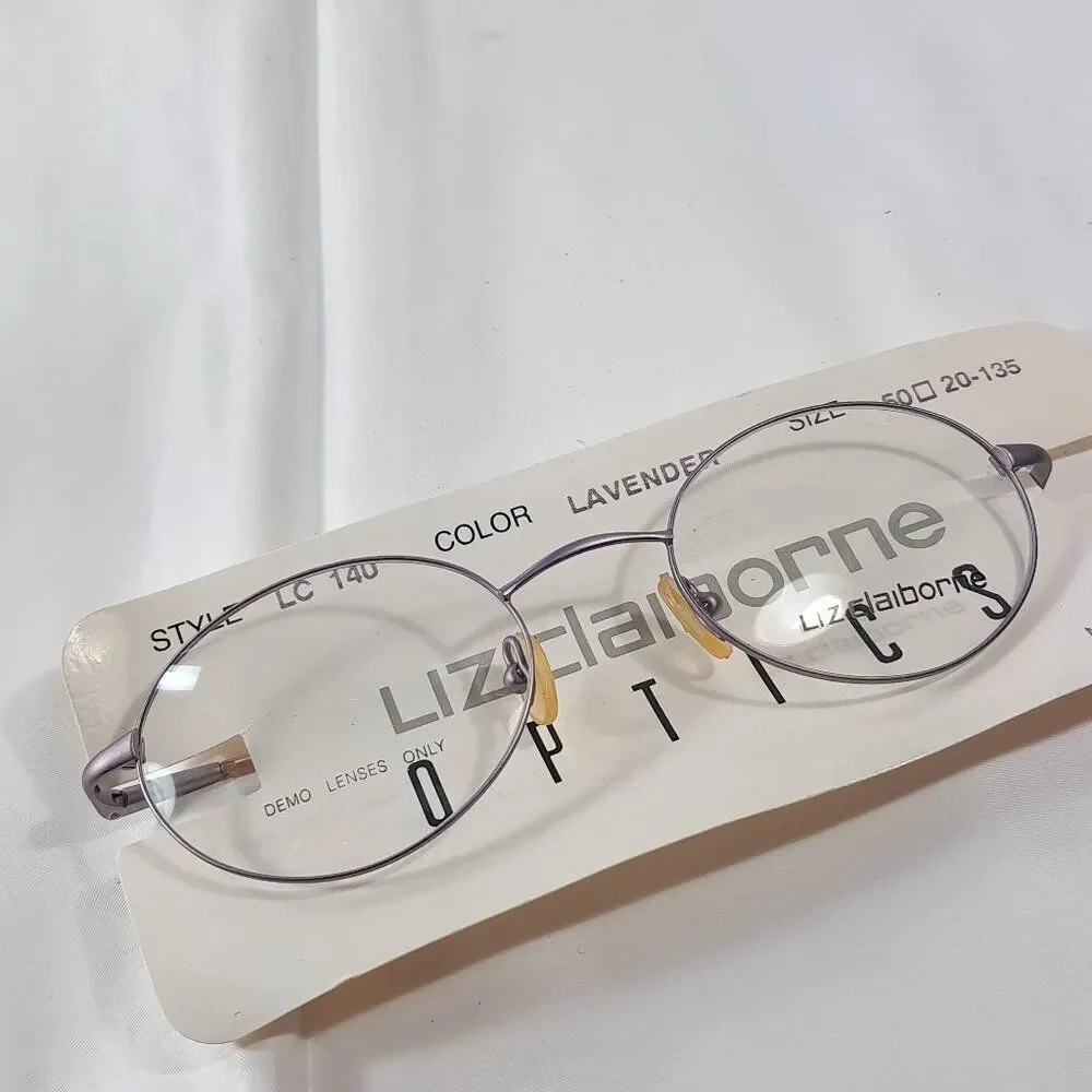 Liz Claiborne eyeglasses frame LC‎ 140 Lavender pastel purple 50-20-135 women's